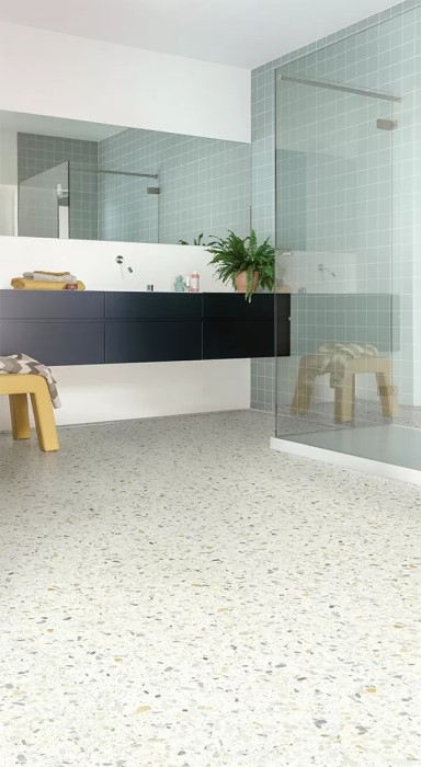 Плитка ПВХ Quick Step Vinyl Flex BLUSH Терраццо многоцветный SGTC20307 (609,6x609,6x2,5 мм)