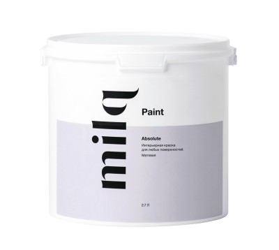 Матовая толстослойная краска для стен Milq Absolute