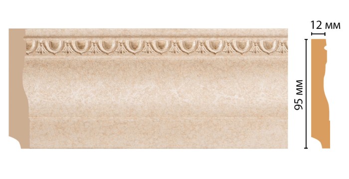 Плинтус напольный DECOMASTER 153-18D (95*12*2400мм)